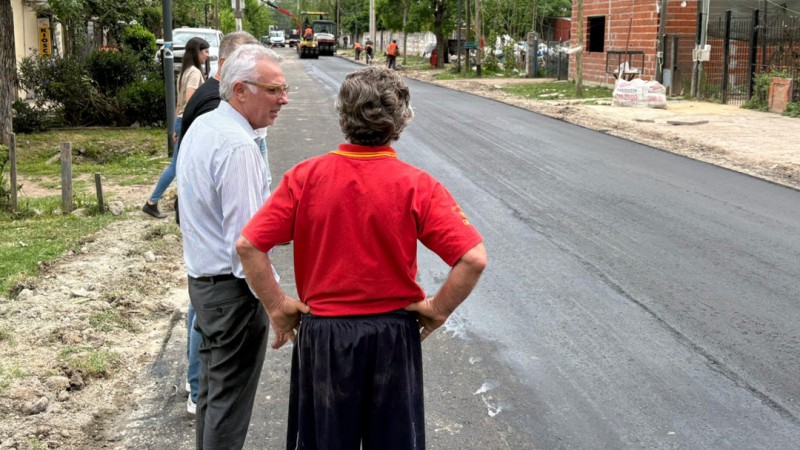 Avanza el Plan de Asfaltos del Municipio de Tigre en el barrio Las Tunas de General Pacheco